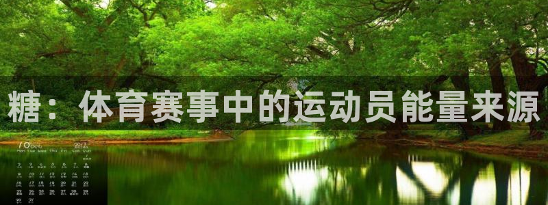 糖：体育赛事中的运动员能量来源