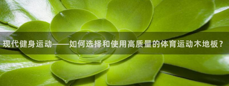 现代健身运动——如何选择和使用高质量的体育运动木地板？