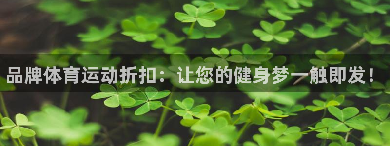 品牌体育运动折扣：让您的健身梦一触即发！